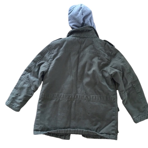 Arizona Jean Company Green cargo Jacket zipper and buttons to close - Picture 7 of 9